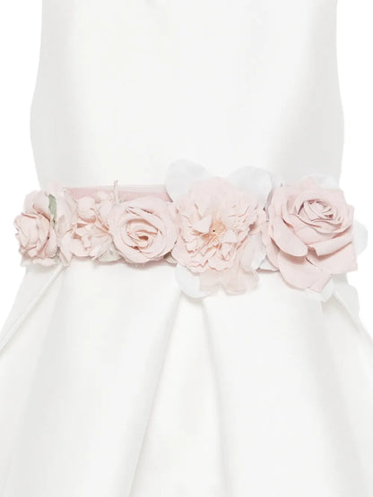 Vestido de ceremonia blanco 229 para niña de la marca MIMILÚ