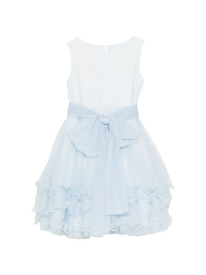 Vestido de ceremonia azul 205 para niña de la marca MIMILÚ