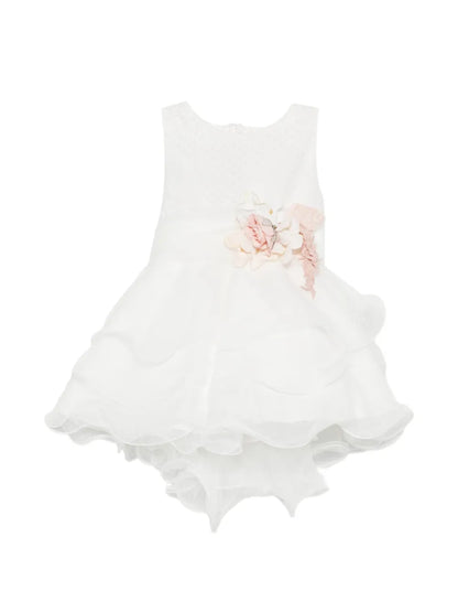 Vestido blanco de ceremonia 191 para bebé niña de la marca MIMILÚ