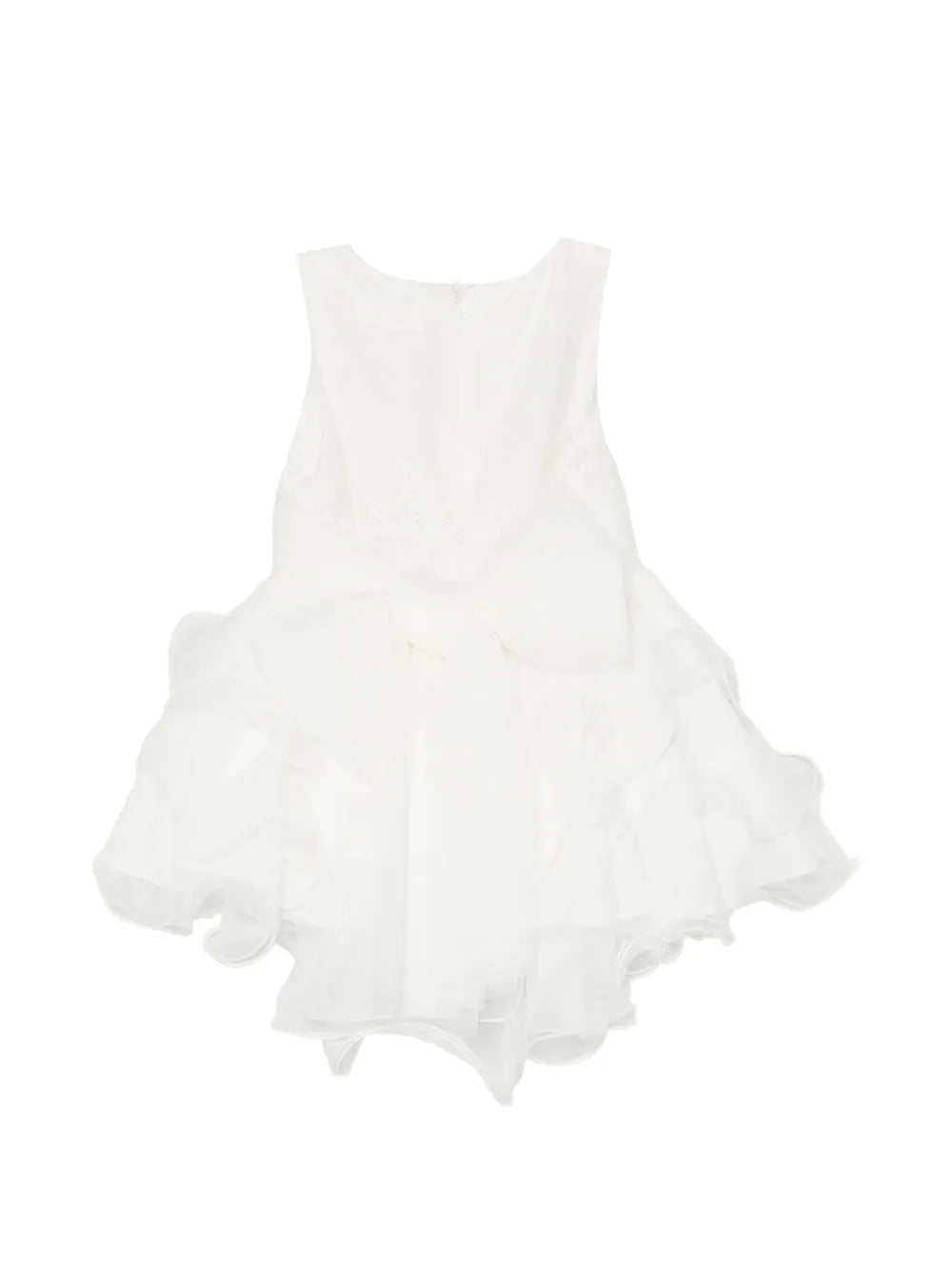 Vestido blanco de ceremonia 191 para bebé niña de la marca MIMILÚ