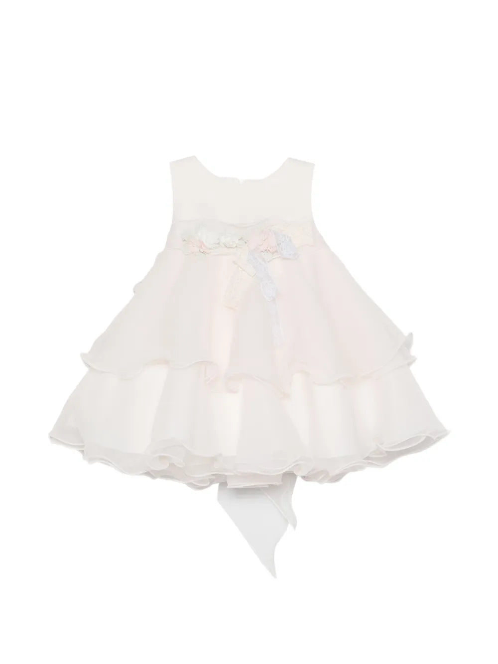 Vestido rosa de ceremonia 375 para bebé niña de la marca MIMILÚ