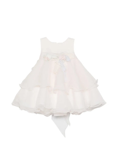 Vestido rosa de ceremonia 375 para bebé niña de la marca MIMILÚ
