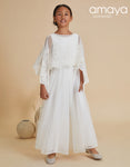 Overall with convertible cape 616032 for communion of the brand AMAYA