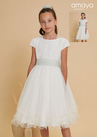 Communion short dress 616243 of the brand AMAYA