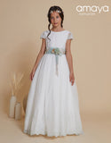 Communion dress 617020MC the brand AMAYA