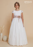 Communion dress 617020MC PINK the brand AMAYA