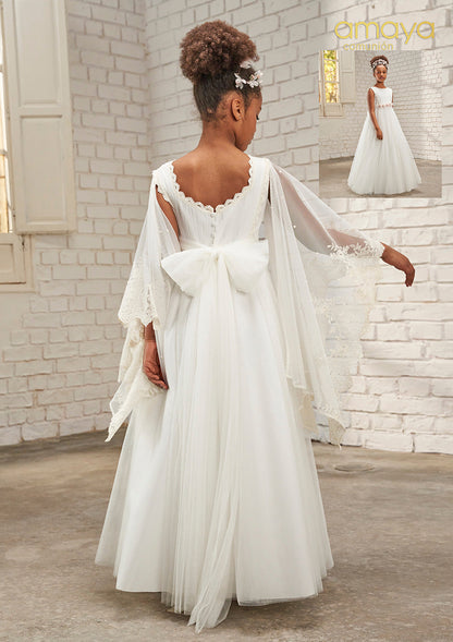 Vestido de comunión 637008MF de la marca AMAYA