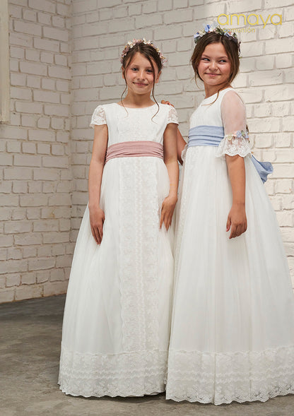 Vestido de comunión 637011MD de la marca AMAYA