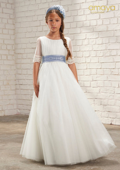Vestido de comunión 637023MD de la marca AMAYA