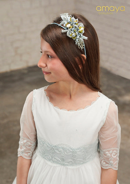 Vestido de comunión 637026MD de la marca AMAYA