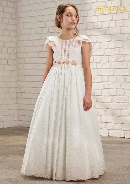Vestido de comunión 637030MC de la marca AMAYA