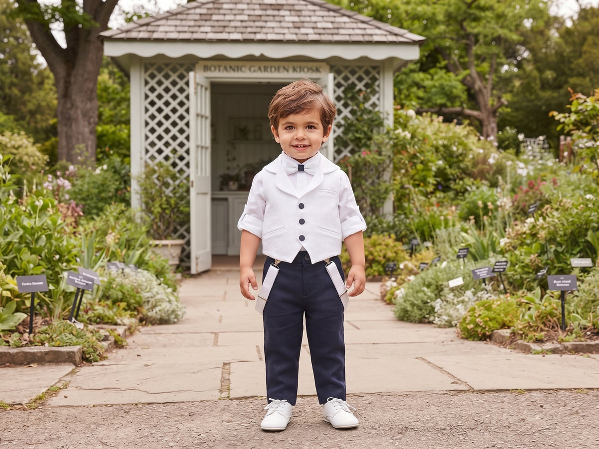 Set completo de lino para bebé niño DOLCE BAMBINI