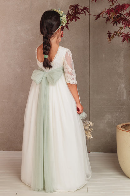 Vestido Jana de comunión para niña de la marca Flor de C