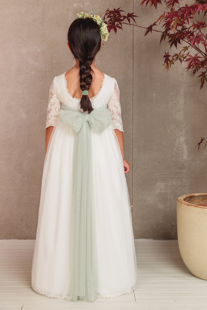 Vestido Jana de comunión para niña de la marca Flor de C