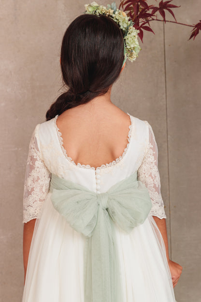 Vestido Jana de comunión para niña de la marca Flor de C