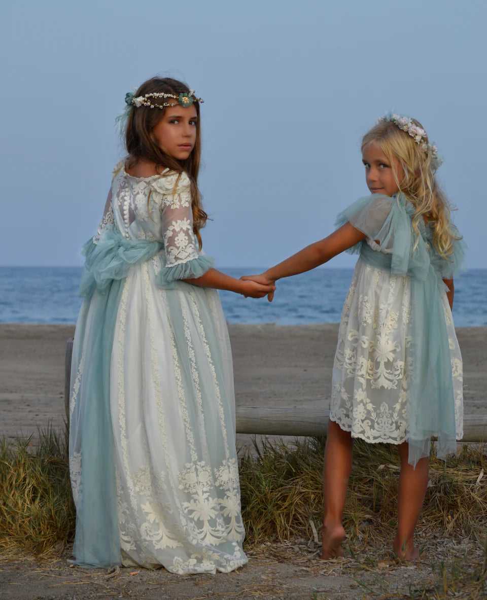 Communion dress Aloe for girls from MON AIR  brand.