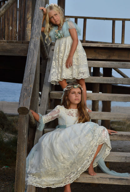 Communion dress Aloe for girls from MON AIR  brand.