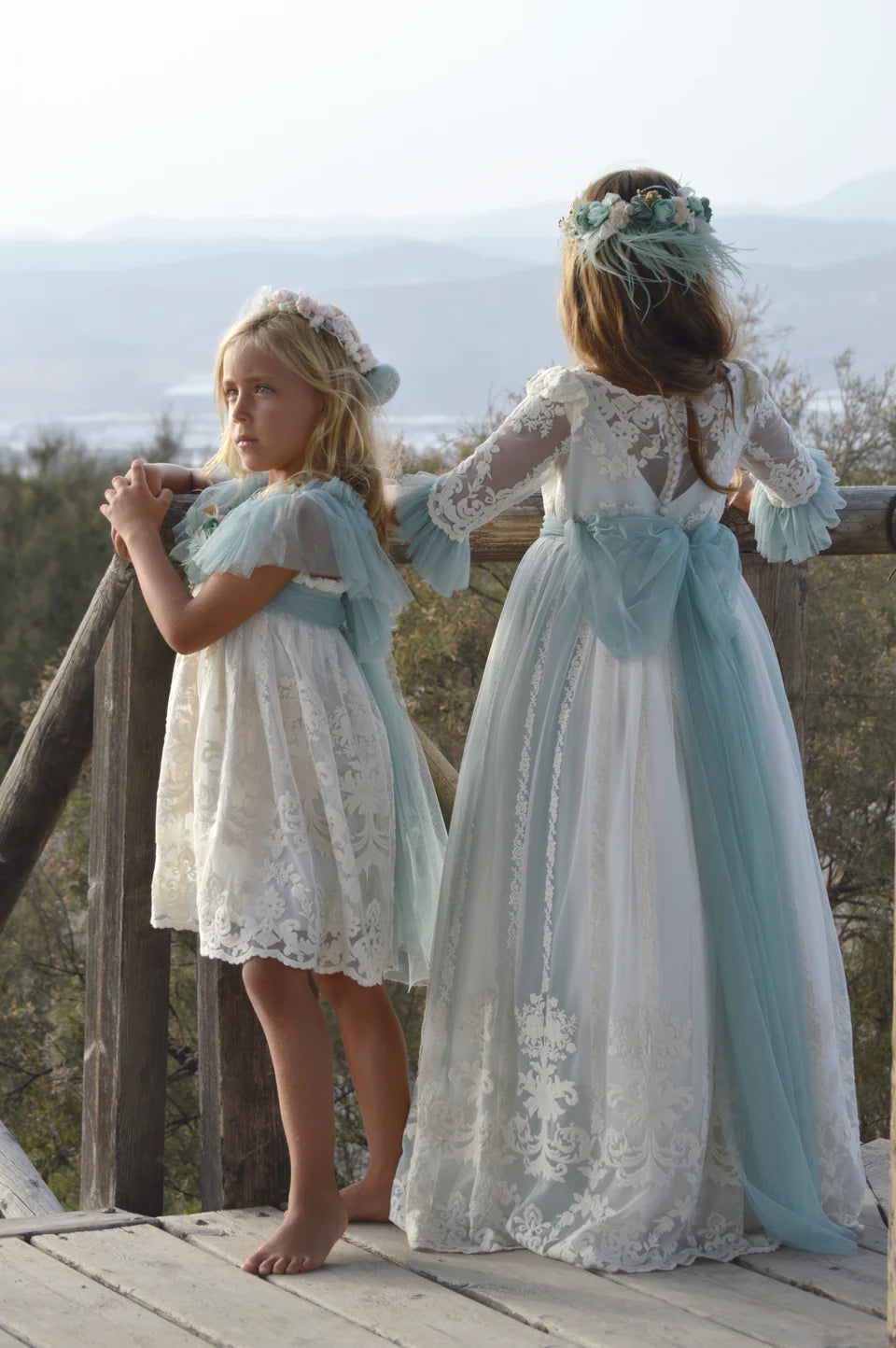 Communion dress Aloe for girls from MON AIR  brand.