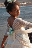 Communion dress Aguamarina from MON AIR brand.