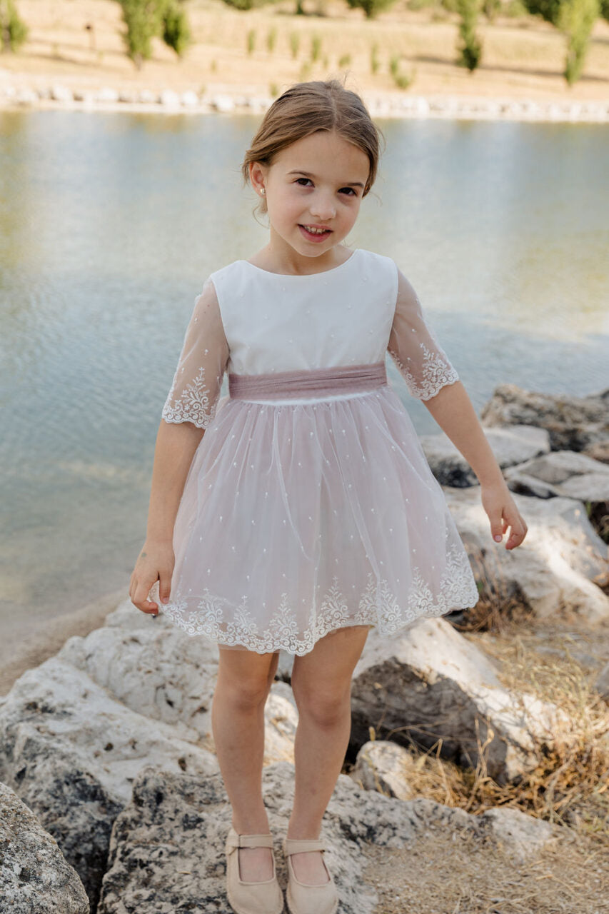 Vestido de ceremonia Leticia para niñas Coordinanos