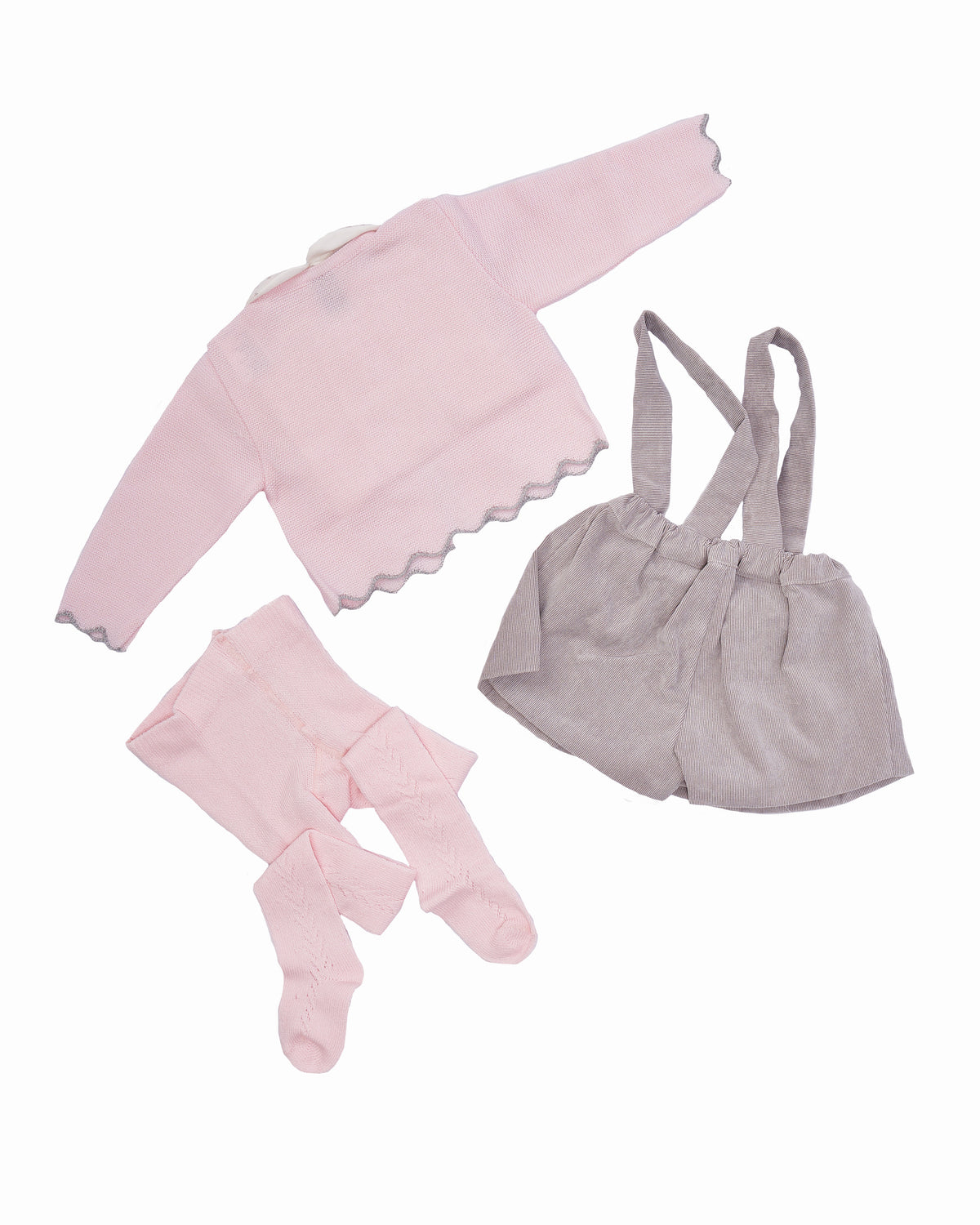 CHILDREN'S CLOTHING - TORTORA/PINK GIRL SET