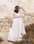 Communion dress model BRIGID LILA by ALHUKA brand