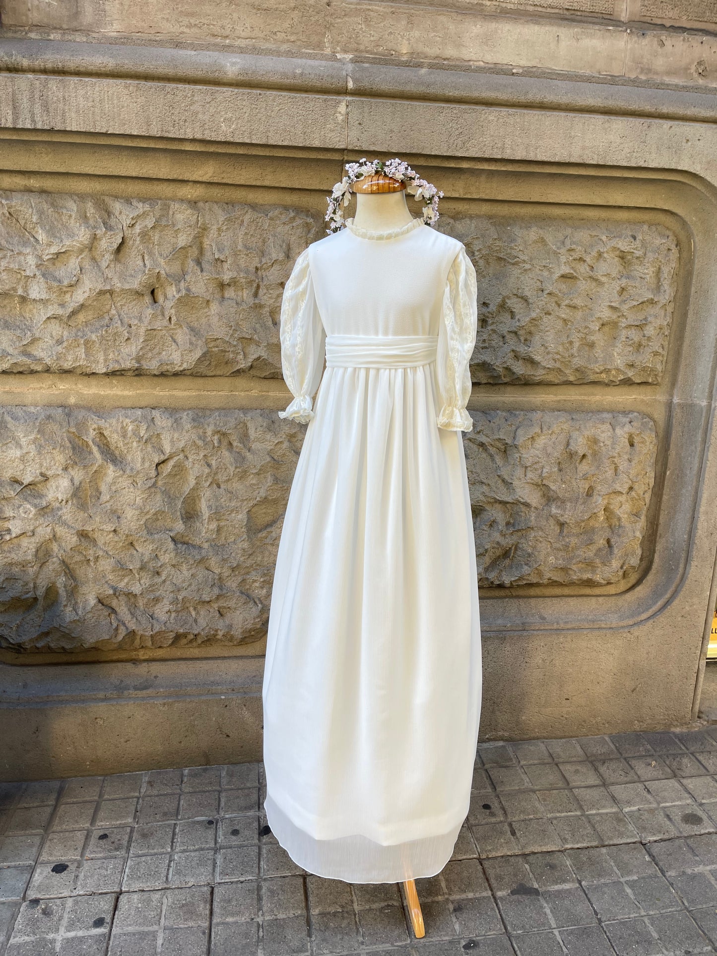 Vestido de comunión FLAVIA de la marca PETRITAS (lazada no incluida)