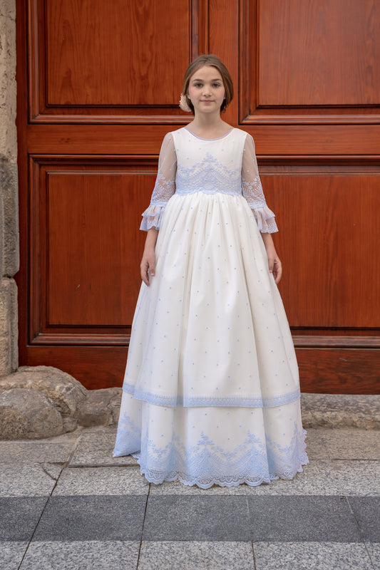Vestido de comunion GRETA de la marca ALHUKA