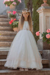 Communion dress 106 for girls of the brand MIMILÚ