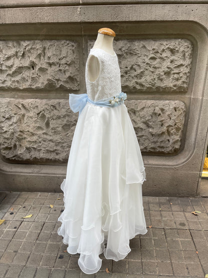 Vestido de comunión 514 para niñas de la marca MIMILÚ