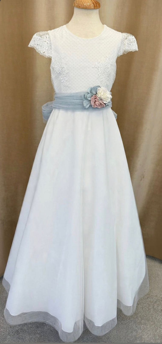 Communion dress 535 for girl of the brand MIMILÚ