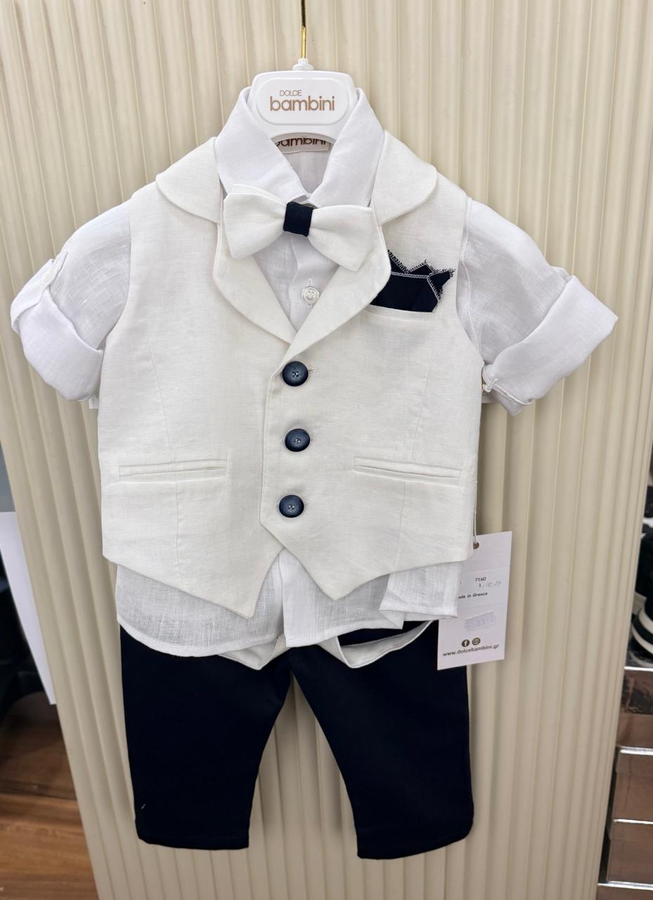 Set completo de lino para bebé niño DOLCE BAMBINI
