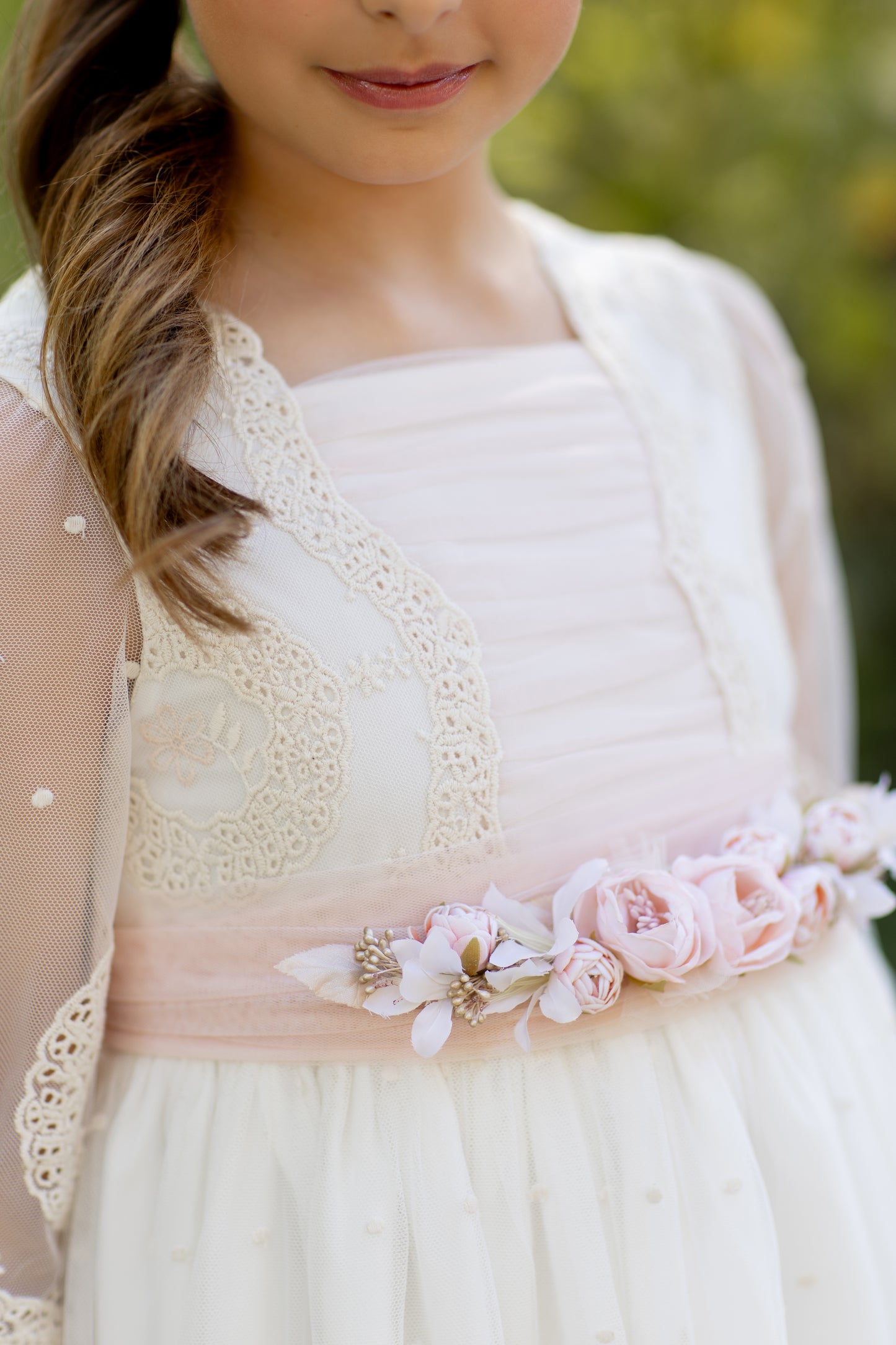 Vestido de comunion DALIA de la marca ALHUKA