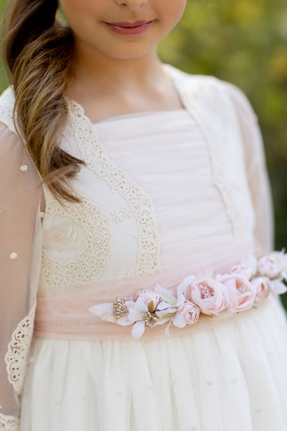 Vestido de comunion DALIA de la marca ALHUKA