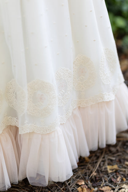 Vestido de comunion DALIA de la marca ALHUKA