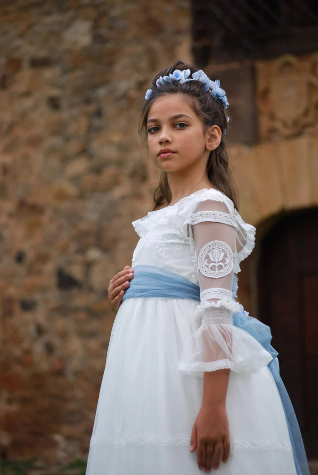 فستان SOL من ماركة MON AIR (يتضمن تاج الزهرة)