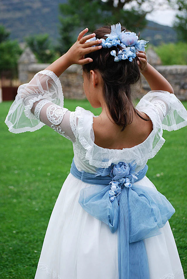 فستان SOL من ماركة MON AIR (يتضمن تاج الزهرة)