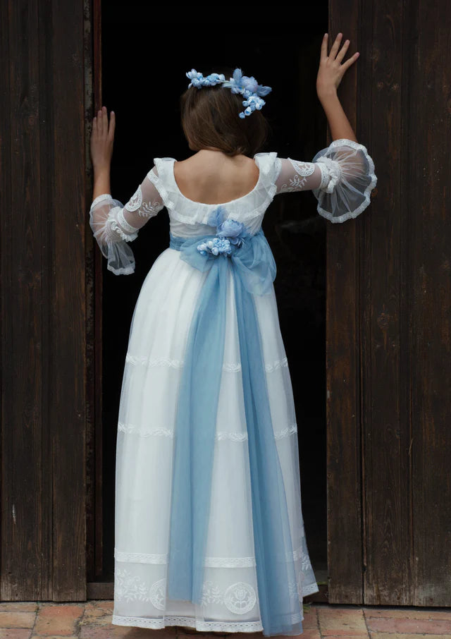 فستان SOL من ماركة MON AIR (يتضمن تاج الزهرة)