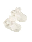 White shoes and headband for baby girl 21152 Story Loris