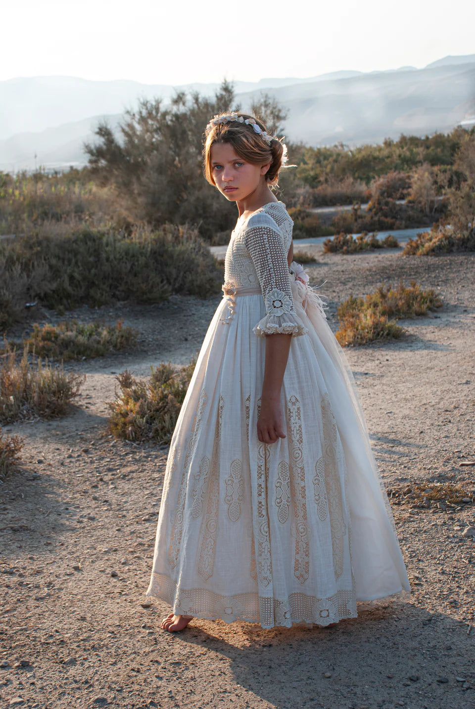 Communion dress Arena for girls from MON AIR brand.