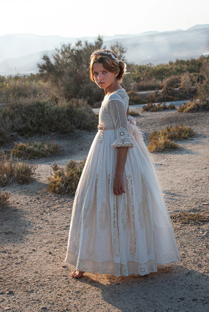 Communion dress Arena for girls from MON AIR brand.