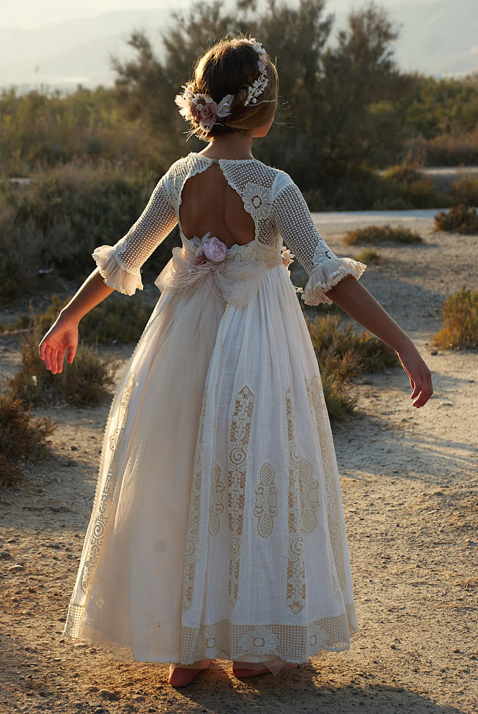 Communion dress Arena for girls from MON AIR brand.