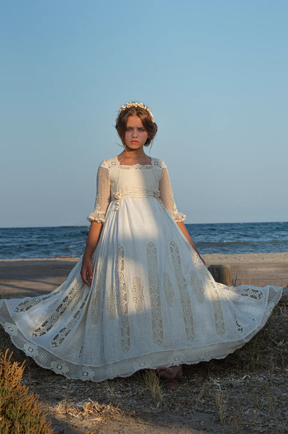 Communion dress Arena for girls from MON AIR brand.