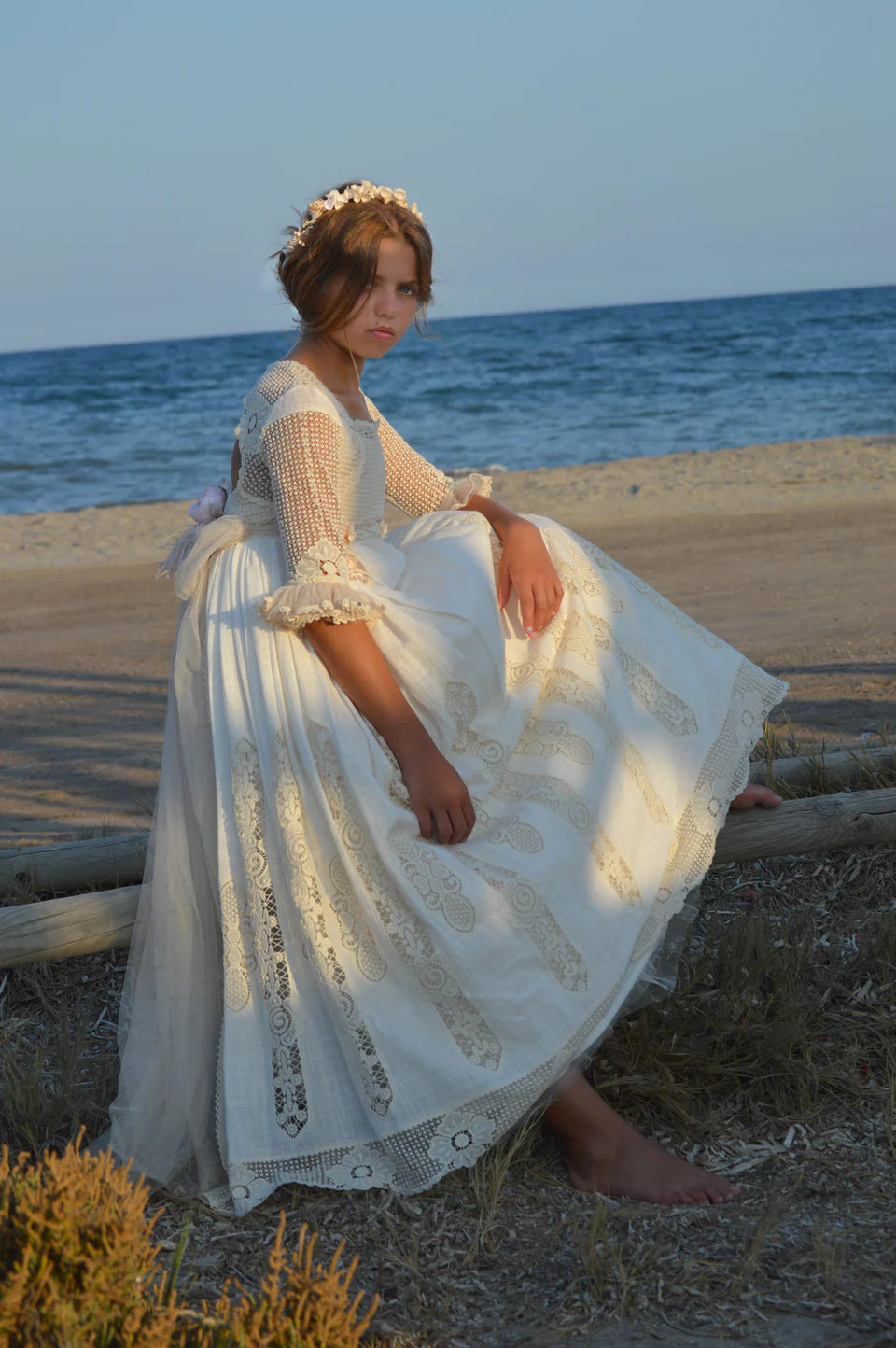 Communion dress Arena for girls from MON AIR brand.