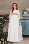 Alana communion dress for girl from Flor de C. brand