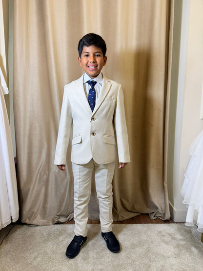Traje completo Cerdena con americana beige para el niño NOVA DRIMA