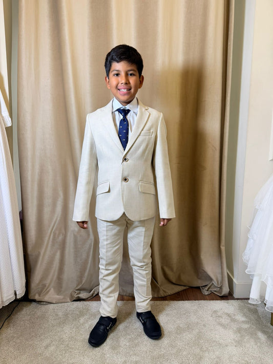 Traje completo Cerdena con americana beige para el niño NOVA DRIMA