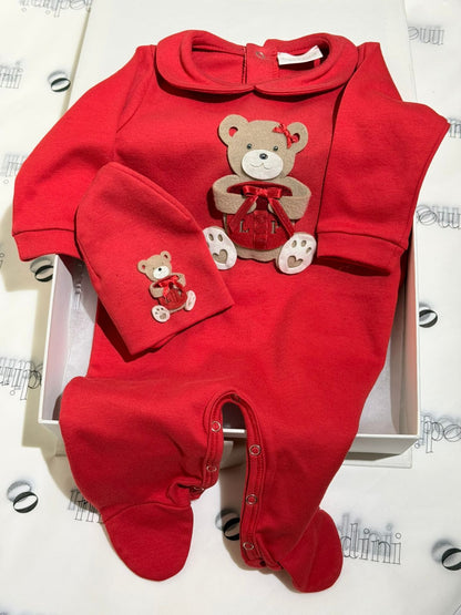 RED GIFT BOX FOR BABY BOY LA PERLA