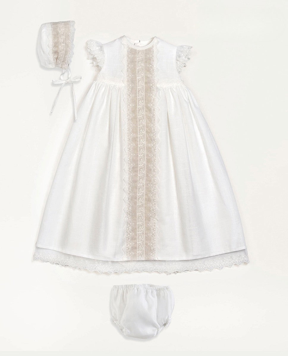 Christening long sleevless dress Unisex of the brand AMAYA