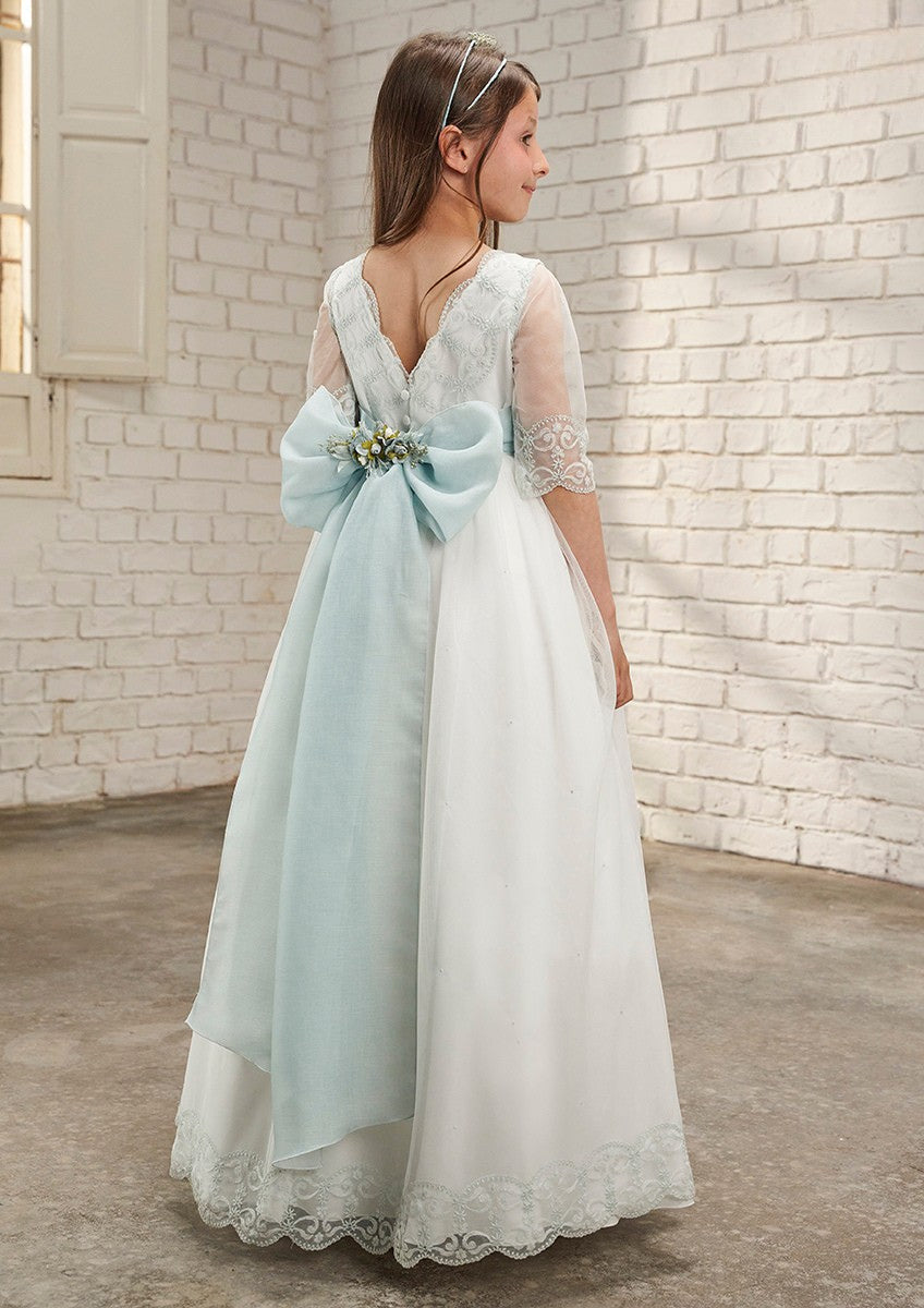 Vestido de comunión 637026MD de la marca AMAYA